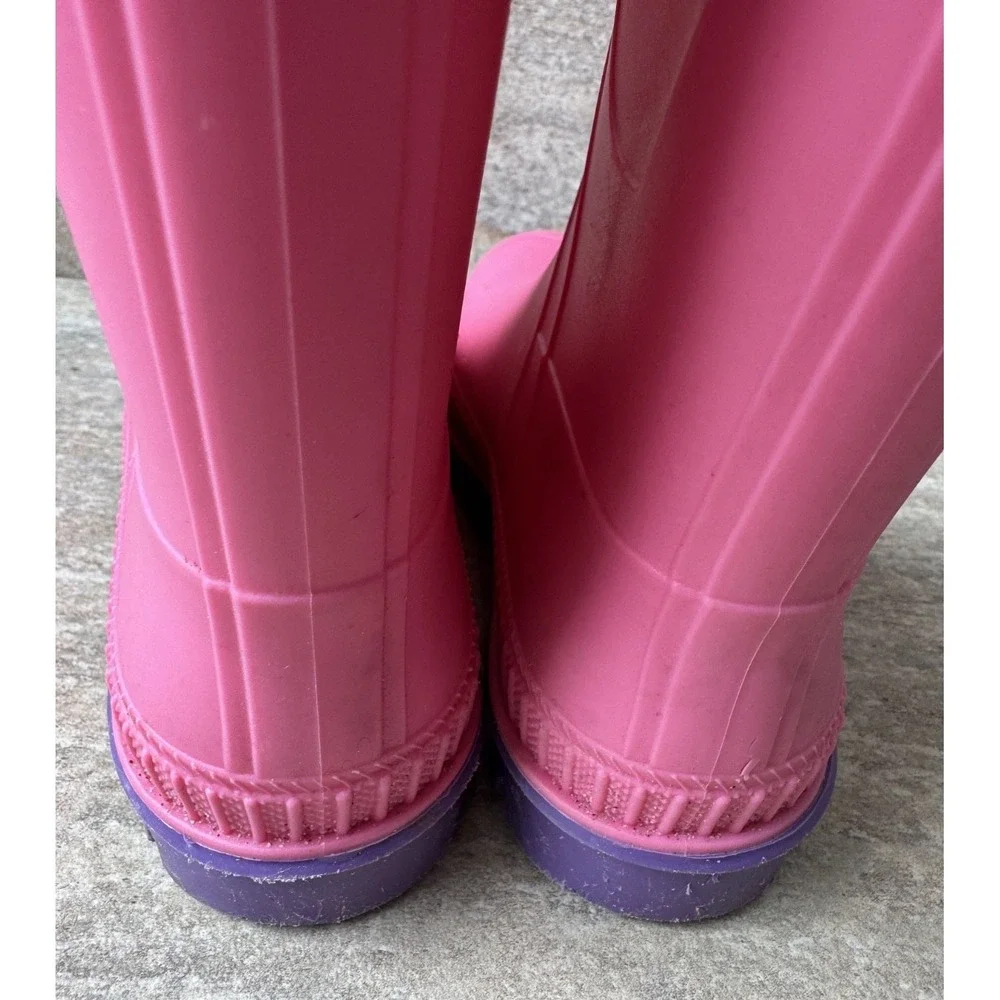 Kamik Pink‎ & Purple Kids Rain Boots Sz 3